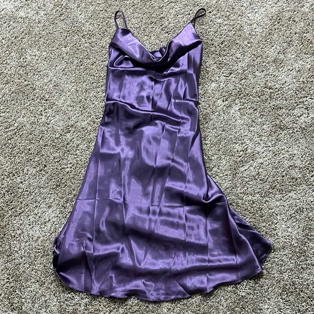 Cowl Neck Slip Dress